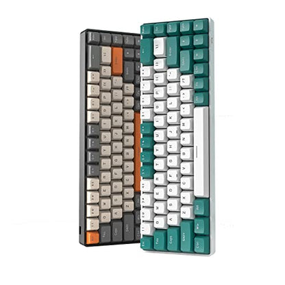 68 Keys Wired Mechanical Gaming Keyboards with RGB Backlight, Mini Portable 60% Mechanical Gaming Keyboard for Computer Laptop Gamer (Aqua Edition Blue Switch) - color: Aqua Edition Blue Switch