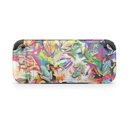 Glossy Glitter Gaming Skin Compatible with Nintendo Switch 2 Console Only - Wet Paint - Premium 3M Vinyl Protective Wrap Decal Cover - Easy to Apply | Crafted in The USA by MightySkins - color: Wet Paint, size: Switch 2 Console Skin Only, style: Glossy Gl