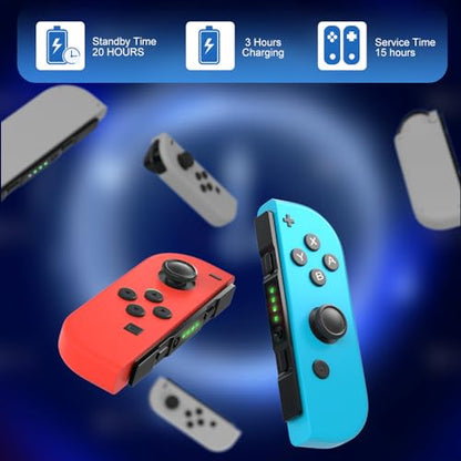Myloso Wireless Controller for Switch,Wireless Gamepad Switch Controller Support Motion Control/Dual Vibration（HL1）