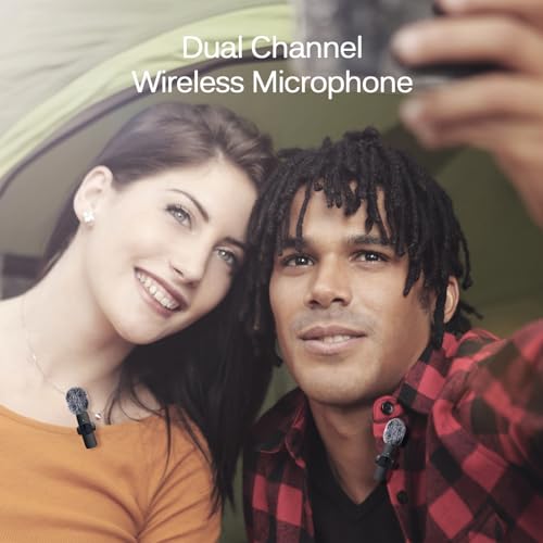 Professional Wireless Lavalier Lapel Microphone for iPhone, Mini Video Recording Mic for Interview Video Podcast Vlog YouTube & Livestream, Noise Reduction, Plug & Play (Lightning Port) - style: Lightning Port