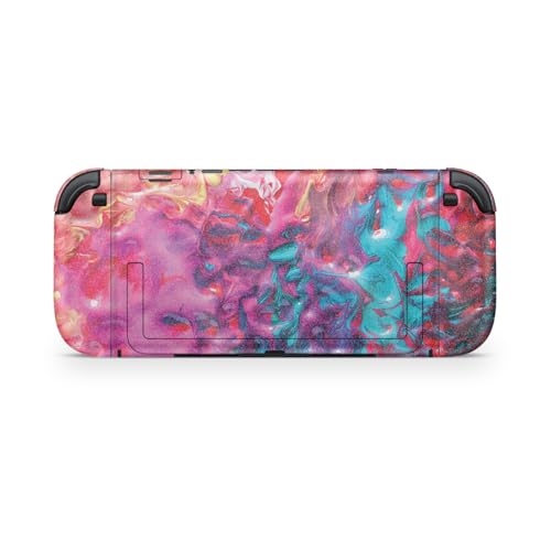 Glossy Glitter Gaming Skin Compatible with Nintendo Switch 2 Console Only - Paint Party - Premium 3M Vinyl Protective Wrap Decal Cover - Easy to Apply | Crafted in The USA by MightySkins - color: Paint Party, size: Switch 2 Console Skin Only, style: Gloss