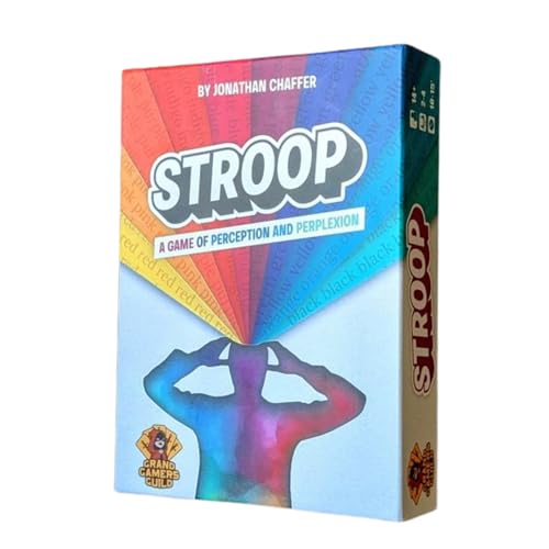 Stroop (2025 Edition) | Pattern Recognition & Quick Card Party Game by Grand Gamers Guild, Ages 14+, 2–4 Players, 15 Min