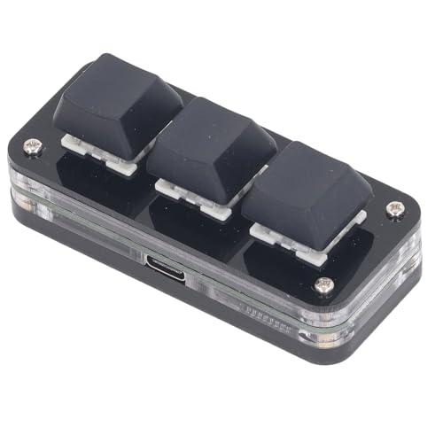 Gaming Macro Keyboard Mini Keypad with Customizable RGB Lights, USB Programmable Keypad for Media Control and Industrial Settings