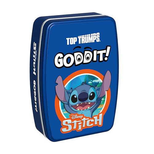 Top Trumps Stitch Goddit! Card Game for Kids and Adults Family Game Travel Game 1 to 6 Players Makes a Great Gift for Ages 6 Plus