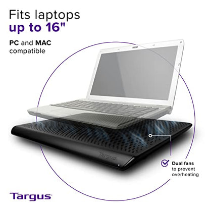 Targus Chill Mat for up to 16-Inch Laptop, Black (PA248U5)