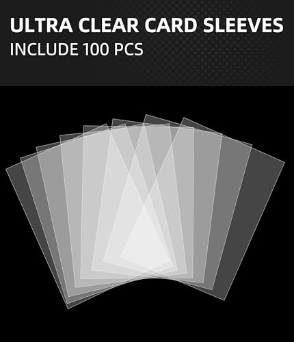 Ultra Clear Soft Penny Sleeves - 100pcs Standard Size Trading Card Protectors, Fits 120-130PT Cards, Acid-Free PVC-Free Card Sleeves for Collectors, Sports & Outdoors - size: 69×93mm (2.72"×3.66")