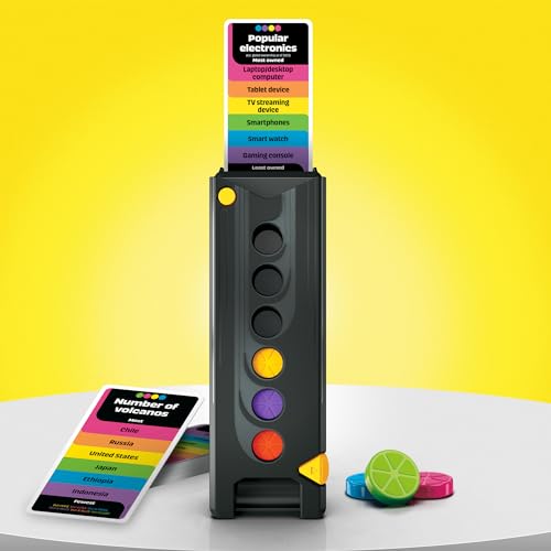 Hasbro Gaming Drop Trivia Game | Electronic Party Game with Voice and Sounds | Ages 13+ | 2 or More Players | 15 Mins. | from Trivial Pursuit | Party Board Games