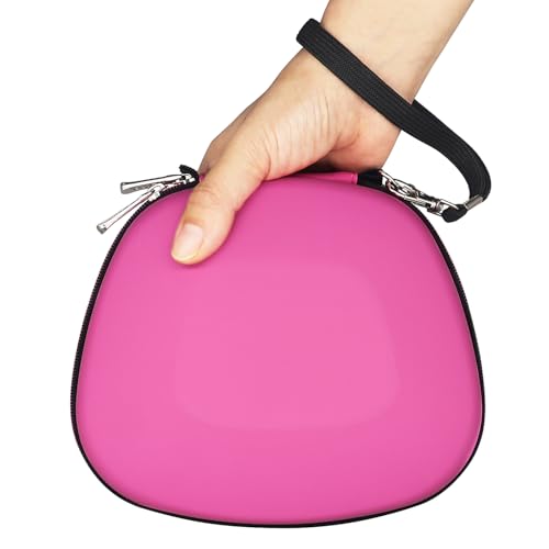 Carry Case Compatible with PS5 DualSense Wireless Controller, PlayStation 5 Controller Holder Travel Safekeeping Protective Case Storage Bag - color: Pink