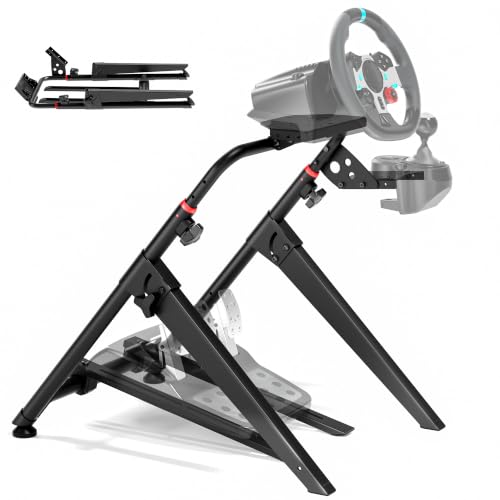 ARES WING Foldable Sim Racing Wheel Stand, Formula and GT Racing Simulator Cockpit Compatible with Fanatec, Thrustmaster, Logitech, Moza, Racing Games on PS5, PS4, Xbox and PC