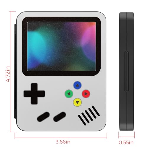 HEIYING Switch Game Card Case for Nintendo Switch 2/ OLED / Lite,Custom Pattern Memory Games Holder Case with 16 Game Card Slots and 16 Micro SD Cards Slots - color: Game Console
