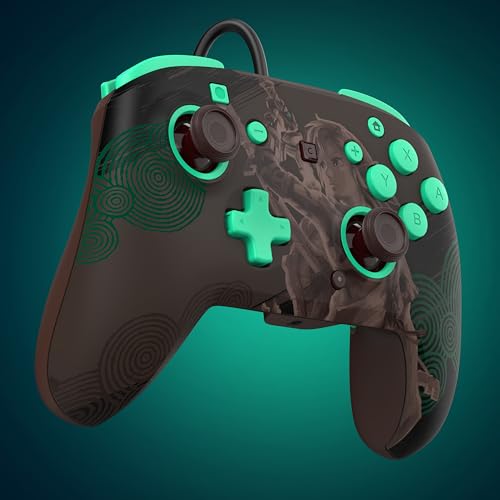 Turtle Beach Rematch Wired Controller The Legend of Zelda Nintendo Switch 2 | Nintendo Switch 2, Lite, OLED, Hall-Effect Thumbsticks, 2 Mappable Buttons, Glows-in-the-Dark, C-Button, The Legend of Zelda - color: Zelda