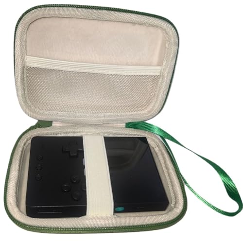 Decours Shockproof Storage Box for TRIMUI BRICK TG3040 Handheld Game Console Hard Bags Scratchproof Travel Carry Case Game Console Accessory Case - color: Green