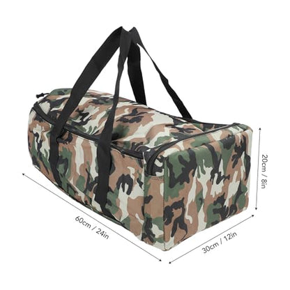 Asixxsix RC Bait Boat Storage Bag, 1000D Oxford RC Boat Remote Control Fishing Boat Cover Bag, 60 x 30 x 20cm, 24 x 12 x 8inch, Suitable for Most Bait Boats, Double Zipper - color: Camouflage