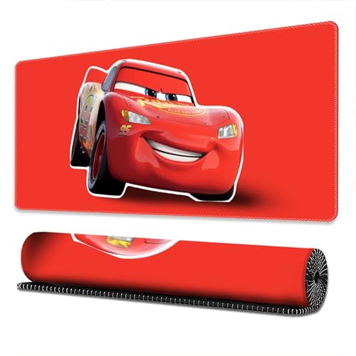Cartoon Pattern Extended Gaming Mouse Pad, 31.5 x 11.8 Inches Non-Slip Keyboard Mat with Stitched Edge for Gaming & Office (Cars) - color: Cars