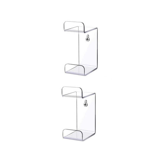 2PCS Acrylic Game Controller and Headphone Holders, Universal Dual Stand, Display Stand (Clear) - color: clear