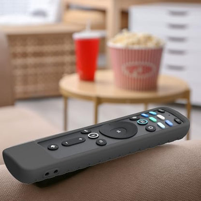 Case for Vizio XRT260 Voice Remote Control 2023/2021, Cover for VIZIO XRT260 Smart TV Remote Silicone Skin Sleeve Black - color: Non-Glow Black