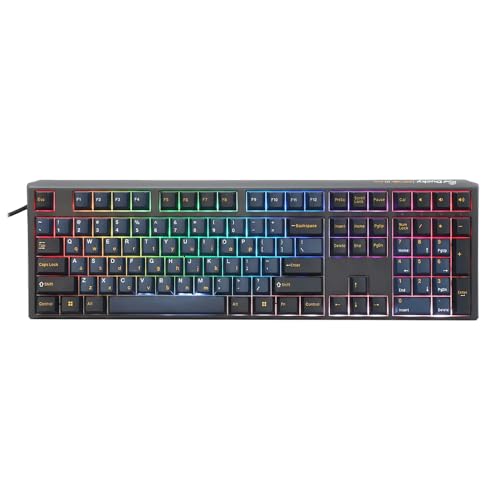 Ducky One 3 Pro Nazca 8K Mechanical Gaming Keyboard, Cherry MX2A Red, RGB | Mechanical gaming keyboard with hot-swappable switches, PBT tripleshot keycaps, RGB backlight - size: Cherry MX2A Red, style: 100%