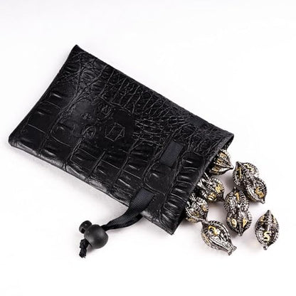 7-Piece Metal Dice Set DND Dice with Dragon Claw Design - Perfect for Dungeons & Dragons RPG Tabletop Role-Playing Games - color: Dragon Claw-black Gold