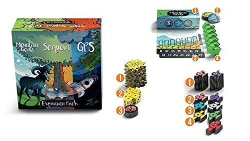 Mountain Goats, Sequoia, GPS Board Games Expansion Pack, 2-7 Players to GPS