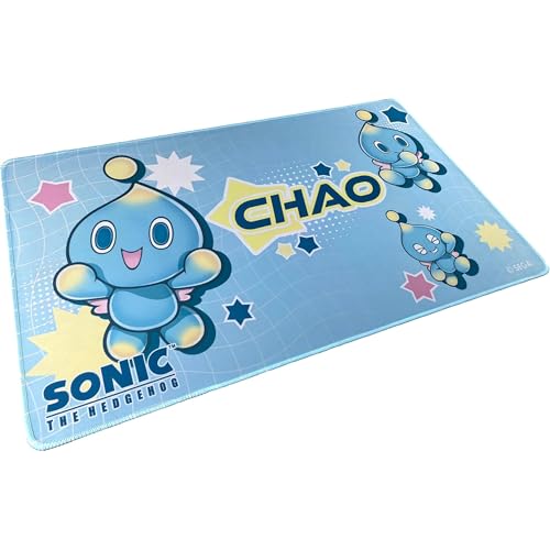 KESS: Sonic: Playmat - Chao - 23.75 x 13.5 Neoprene, Non-Slip, Tabletop Accessory, Comfort & Protection Surface, Card-Board-Dice-RPG Games, Mouse Pad - style: Chao