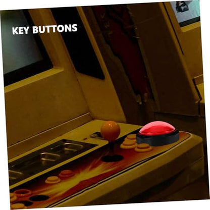 PRETYZOOM LED Game Machine Push Button Replacement Switch Dome Shaped Lighted Button for Vending and Arcade Games Design for Low Light Use Versatile Game