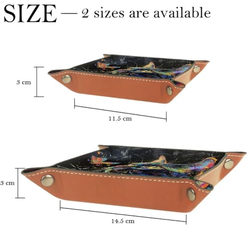 Rainbow Cat Butterfly Dice Tray Dice Rolling Tray Folding Dice Holder for Dice Games, Like RPG, DND and Other Table Games - color: Multi 12