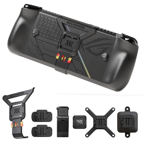Mechanism Ally X 7-in-1 Bundle | ASUS ROG Ally Kickstand, Battery, SSD, USB-C Hub, VESA & Wall Mounting Kit | Mount Anything with Mechanism | Case Friendly ASUS ROG X Accessories - color: ROG Ally X