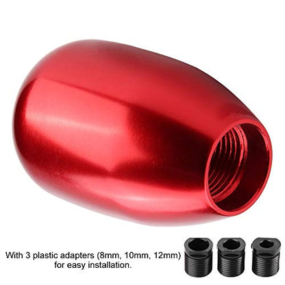 Dweekiy Weighted Metal Shift Knob (157g) 6-Speed Universal Manual for Real Car & Sim Racing, Red Gear Shift Head Shifter - Ergonomic Grip, Fits G29/G920 - color: Red