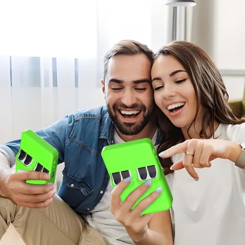 for R36S Silicone Case, Soft Skin for R36 S Handheld Game Console Accessories, Anti-Scratch Washable Silicone Cover with Lanyard (Bright Greenn) - color: Bright Green