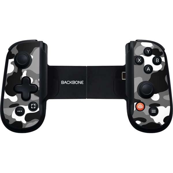 Skinit Decal Gaming Skin Compatible with Backbone One for iPhone Game Controller - Neutral Street Camo Design - color: Grey - CAMBPE03