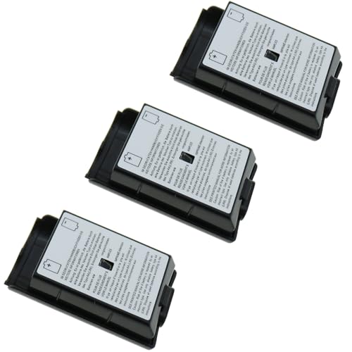 TAODAN 3PCS Plastic Wireless Controller Replacement Battery Pack Cover Video Game Accessories
