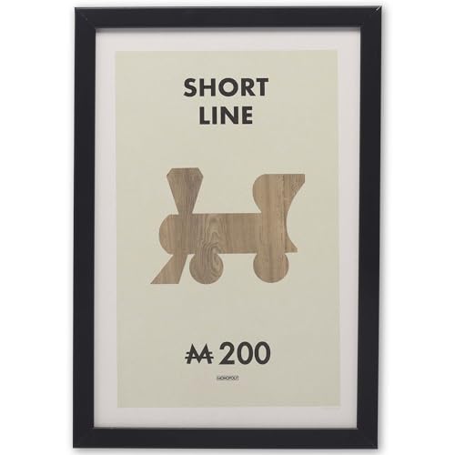 Hasbro Monopoly Short Line Framed Wood Wall Decor | Fun Monopoly Wall Art for Game Room or Man Cave - color: Beige