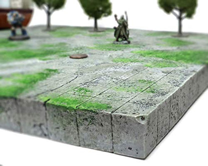 Handmade Reversible Dual 16x16 Battle Grid Board - Handmade Terrain for Tabletop War Games and TTRPGs