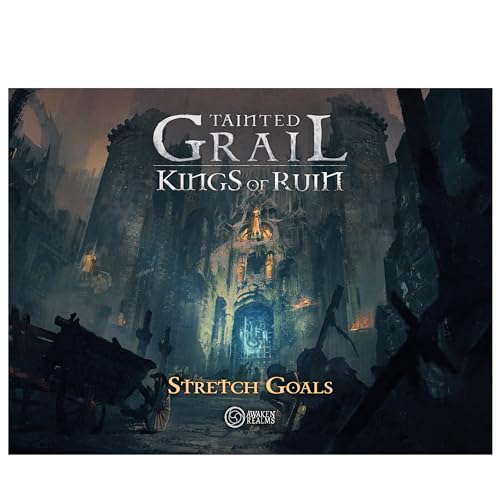 Awaken Realms Tainted Grail: Kings of Ruin Board Game Stretch Goals Expansion - Unlock Additional Adventures and Enhancements! Ages 14+, 1-4 Players, 2-3 Hour Playtime, Made by Awaken Realms