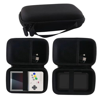 WERJIA Hard Carrying Case Compatible with Retroid Pocket Classic/Retroid Pocket Flip 2/ Flip Retro Game Handheld Console (black) - color: black