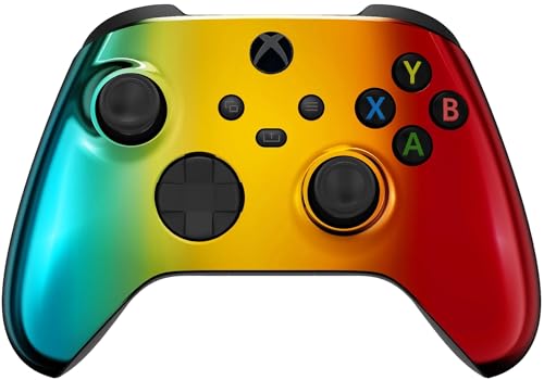 Silent Modz Custom Wireless Controller for Microsoft Xbox Series X|S, Xbox One S|X & PC (Multi Color Chrome) - color: Multi Color Chrome
