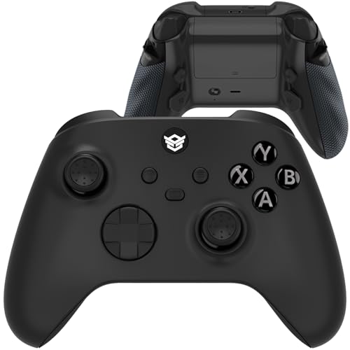 HEXGAMING ADVANCE Wireless Pro Controller for Xbox Series X & S, for Xbox One, and for Windows 7/8/10-4 Remappable Back Paddles - Triggers Stop - Interchangeable Thumbsticks - Black - color: Black