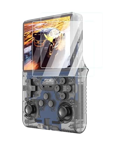 Screen Protector for R40S Pro Handheld Game Console, Anti-Scratch 9H Hardness Touch Sensitive Edges Bubble Free Easy to Install,2 Pack.