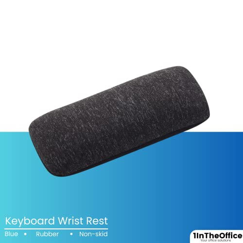 1InTheOffice Mouse Wrist Rest, Beaded Wrist Support Pad Ergobeads, Black