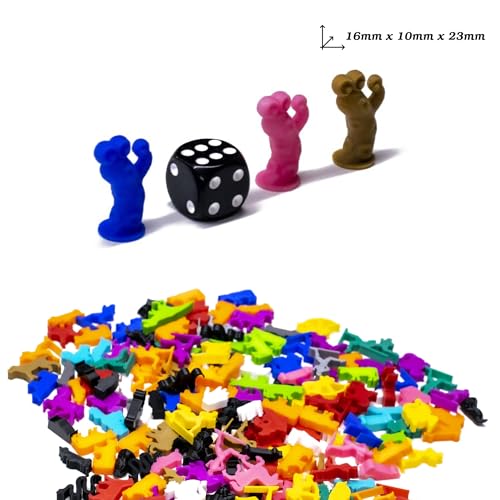25PCS Cute Monster Miniature | Board Game Pieces Accessories Miniatures, Gray - color: Gray, size: Pack of 25