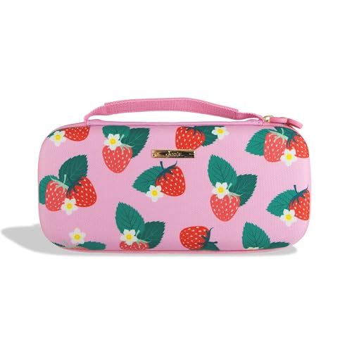 Sonix Carrying Case for Nintendo Switch 1, Protective Travel Case | Wild Strawberries - color: Wild Strawberries