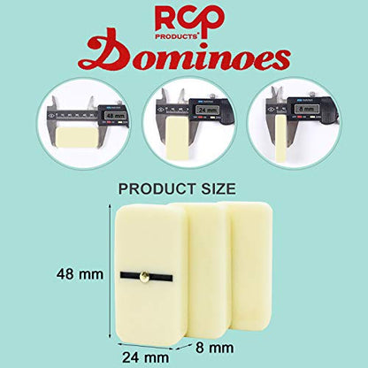 Dominoes Double 6 Tiles. 28 Pieces Dominoes for Adults