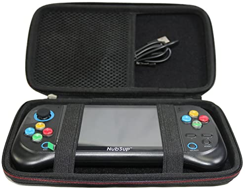 Maoershan Protable Hard Travel Carrying Case For X9 Preloaded RG552 RG351 RGB10 Handheld Game Console 5/5.1 inch Retro Handheld Android System Video Games Consoles（Only Case）
