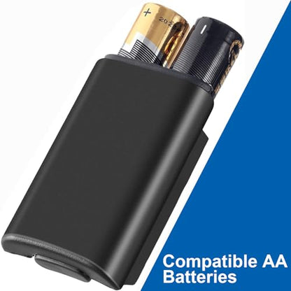 Surf turtle 4PCS Black AA Battery Back Cover Replacement Repair Parts for Wireless Game Controller
