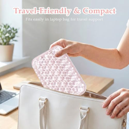Ospelelf Gel Elbow Rest Pad for Desk, Arm Wrist Rest Pad Support for Keyboard and Mouse, Ergonomic Computer Wrist Support for Typing Pain Relief, Pink - style: Light Pink