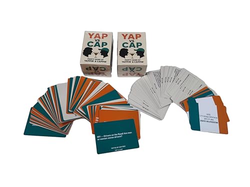 The Party Game of Yappin & Cappin - Fun Social Party Game for Gatherings with Bold Opinions and Wild Debates