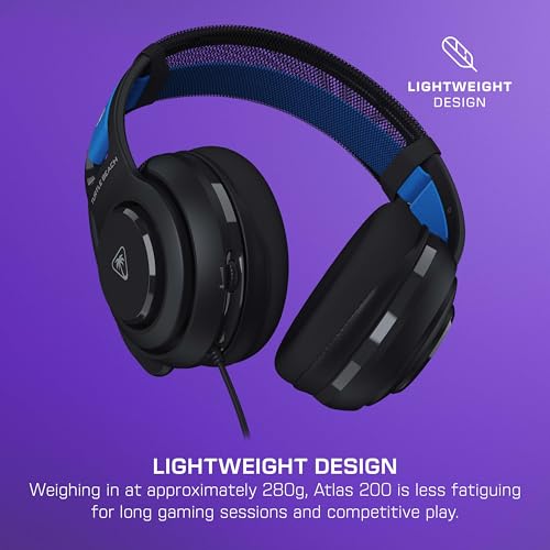 Bundle of Turtle Beach Atlas 200 Wired Gaming Headset Officially Licensed for PS5 & PS4 - Black + Victrix Pro BFG Reloaded Wireless Gaming Controller Officially Licensed for PS5, PS4, PC - color: Black Bundle