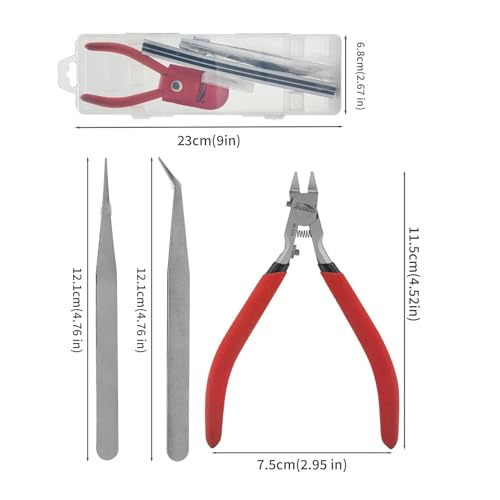 11.9cm(4.7인치) 모델 니퍼, 싱글 블레이드, 모델링 도구 키트 | 플라스틱 모델용 스프루 커터, 건프라 건담용 클리퍼, 모델 빌딩용 취미 도구