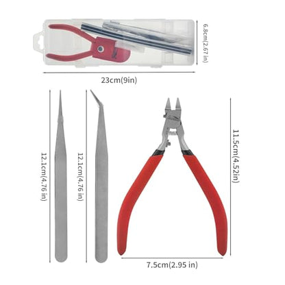 11.9cm(4.7인치) 모델 니퍼, 싱글 블레이드, 모델링 도구 키트 | 플라스틱 모델용 스프루 커터, 건프라 건담용 클리퍼, 모델 빌딩용 취미 도구