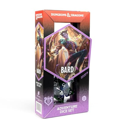 D&D Adventure Dice (Bard Class: Blue) - style: Bard Class: Blue
